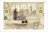 Flowers on the Windowsill by Carl Larsson