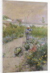In the Kitchen Garden, 1883 by Carl Larsson