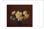 Yellow Roses by Ignace Henri Jean Fantin-Latour