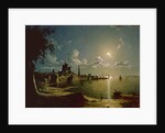 Moonlight Scene, Southampton, 1820 by Sebastian Pether