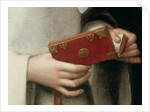 Portrait of the Artist's Sister in the Garb of a Nun, detail of her prayer book by Sofonisba Anguissola