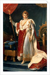 Napoleon Bonaparte in his coronation rob, c.1804 by Francois Pascal Simon Baron Gerard