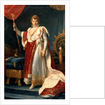 Napoleon Bonaparte in his coronation rob, c.1804 by Francois Pascal Simon Baron Gerard