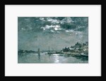 Moonlit Seascape by Eugene Louis Boudin
