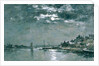 Moonlit Seascape by Eugene Louis Boudin