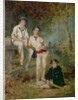 Three Young Cricketers, c.1883 by George Elgar Hicks