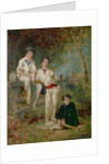 Three Young Cricketers, c.1883 by George Elgar Hicks