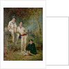 Three Young Cricketers, c.1883 by George Elgar Hicks