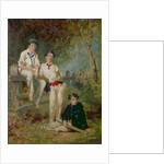 Three Young Cricketers, c.1883 by George Elgar Hicks