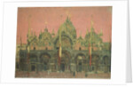 A Red Sky at Night, San Marco by Walter Richard Sickert