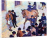 A Sale at Tattersalls, 1911 by Robert Polhill Bevan