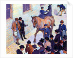 A Sale at Tattersalls, 1911 by Robert Polhill Bevan