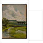 One of the 'Three Landscape Sketches' by Hubert von Herkomer