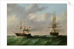 San Jacinto and 'Trent Affair', 1861 by English School