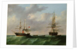 San Jacinto and 'Trent Affair', 1861 by English School