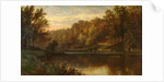 Swanbourne Lake Autumn, Arundel Park Sunset, 1883 by Alfred Augustus Glendening