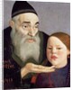 The Rabbi and his Grandchild, 1913 by Mark Gertler