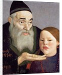 The Rabbi and his Grandchild, 1913 by Mark Gertler