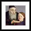 The Rabbi and his Grandchild, 1913 by Mark Gertler