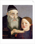 The Rabbi and his Grandchild, 1913 by Mark Gertler