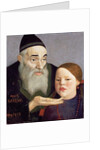 The Rabbi and his Grandchild, 1913 by Mark Gertler