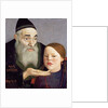 The Rabbi and his Grandchild, 1913 by Mark Gertler