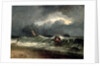 Fishermen upon a lee-shore in squally weather by Joseph Mallord William Turner
