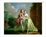 Robert Lovelace preparing to abduct Clarissa Harlowe by Francis Hayman