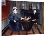 Couple Having Tea, c.1830 by French School