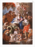 The Adoration of the Shepherds by Francesco de Mura