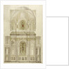 Decorative scheme for the apse of St. Paul's Cathedral, late 19th century by Thomas Garner