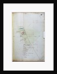 Ms 25517/1 fol.88 Map of the village of Belchamp St. Paul, 1576 by Israel Amyce
