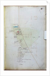 Ms 25517/1 fol.88 Map of the village of Belchamp St. Paul, 1576 by Israel Amyce