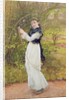 Skipping, portrait of the artist's daughter, Barbara, 1877 by Edward Killingworth Johnson