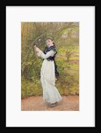 Skipping, portrait of the artist's daughter, Barbara, 1877 by Edward Killingworth Johnson