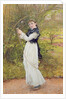 Skipping, portrait of the artist's daughter, Barbara, 1877 by Edward Killingworth Johnson