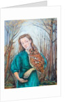 Girl with Owl, 2012 by Silvia Pastore