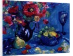Still Life with Blue Glass, 1999 by Sylvia Paul