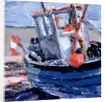 Boat with Red Buoy by Sylvia Paul