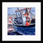 Boat with Red Buoy by Sylvia Paul