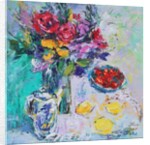 Strawberries with Flowers, 2015 by Sylvia Paul