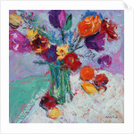 Tulips and Fruit, 2017 by Sylvia Paul