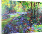 Path Through the Bluebells, 2018 by Sylvia Paul