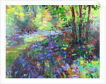 Path Through the Bluebells, 2018 by Sylvia Paul