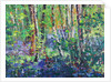 Bluebells and Dancing Leaves, 2019 by Sylvia Paul