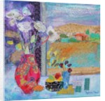 Flowers in the Window 2014 by Sylvia Paul