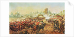 Charge of the Queens Bays against the Mutineers at Lucknow, 6th March 1858 by Henry A. Payne