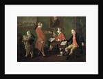 Lord William Cavendish, William FitzHerbert and Mr Short, c.1780 by Thomas Patch
