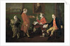 Lord William Cavendish, William FitzHerbert and Mr Short, c.1780 by Thomas Patch