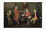 Lord William Cavendish, William FitzHerbert and Mr Short, c.1780 by Thomas Patch